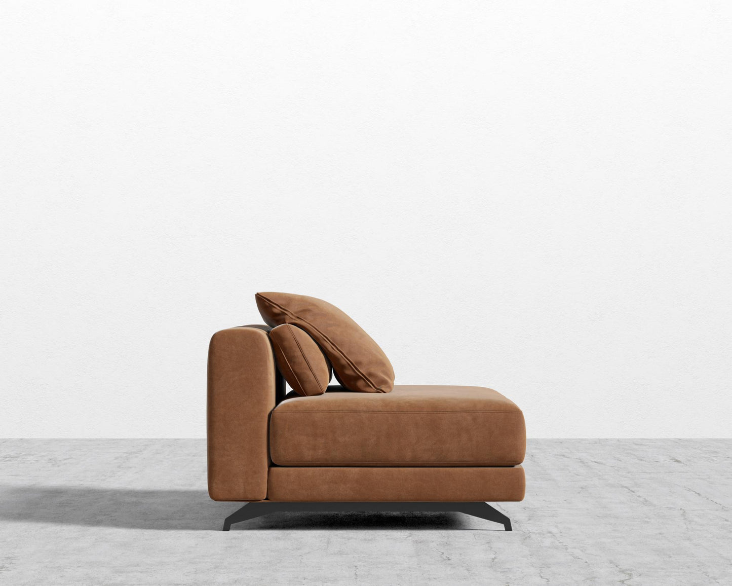 Berlin Armless - Black - Berlin, Venice Vegan Suede - Cider