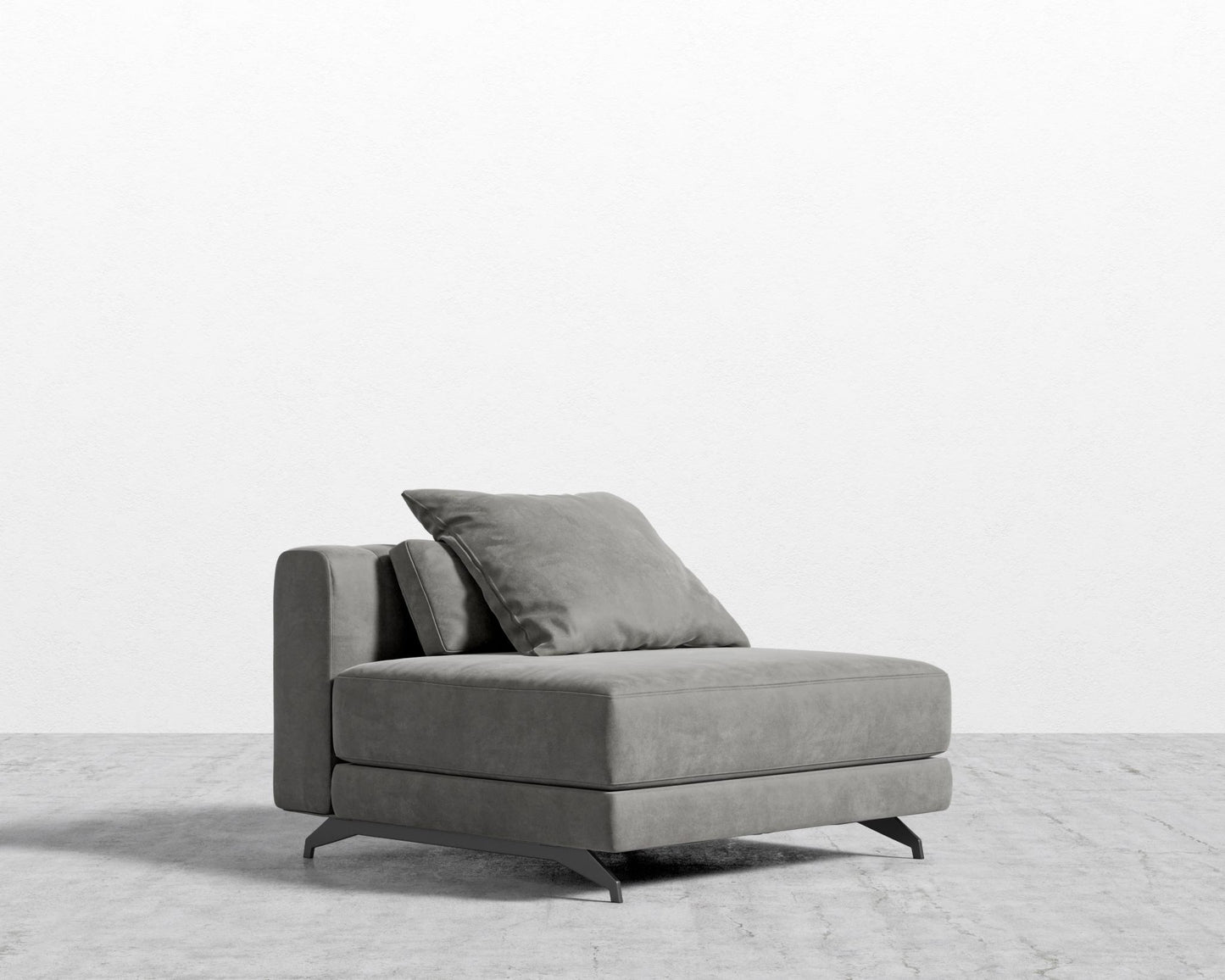 Berlin Armless - Black - Berlin, Venice Vegan Suede - Strato