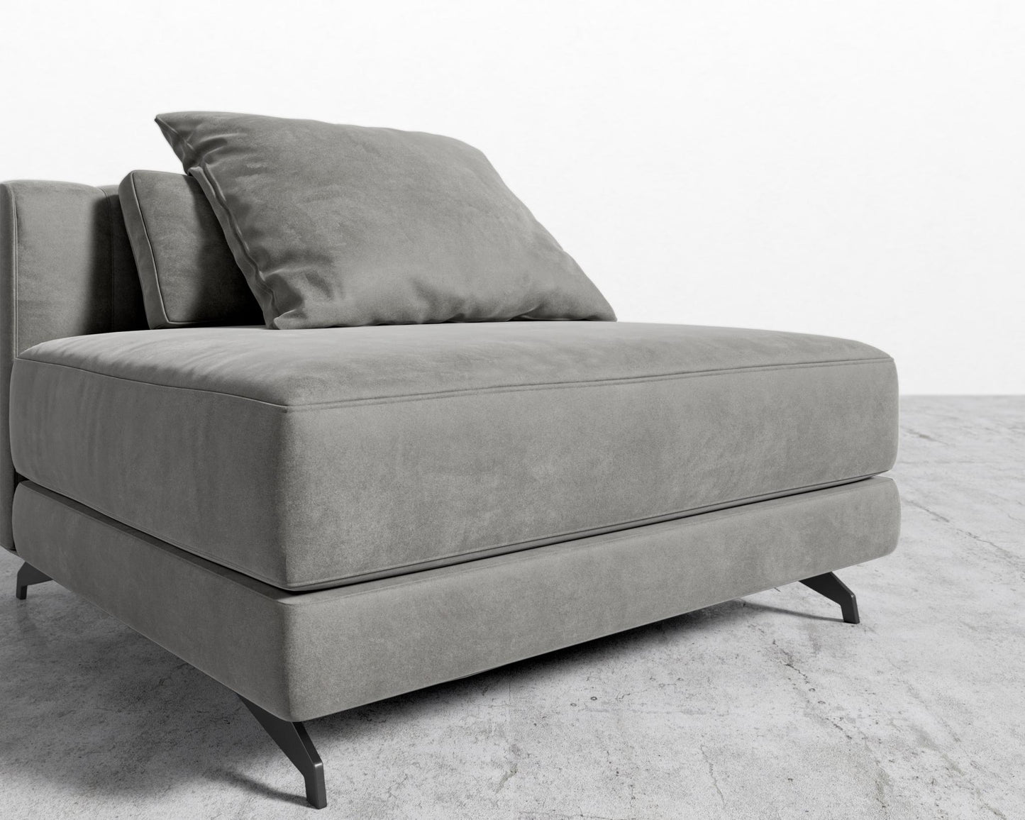 Berlin Armless - Black - Berlin, Venice Vegan Suede - Strato