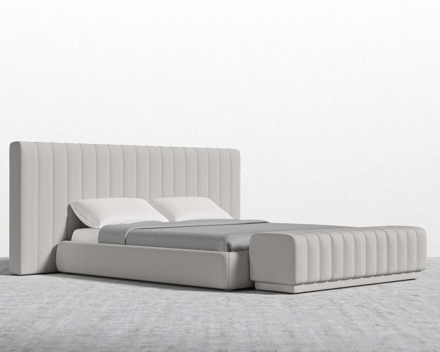 Berlin Bed - King, Modern Felt - Alesund