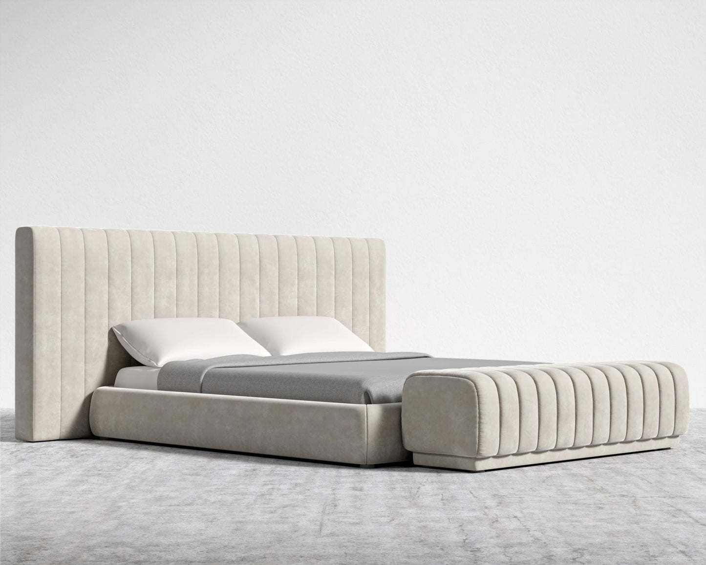 Berlin Bench - Venice Vegan Suede - Latte