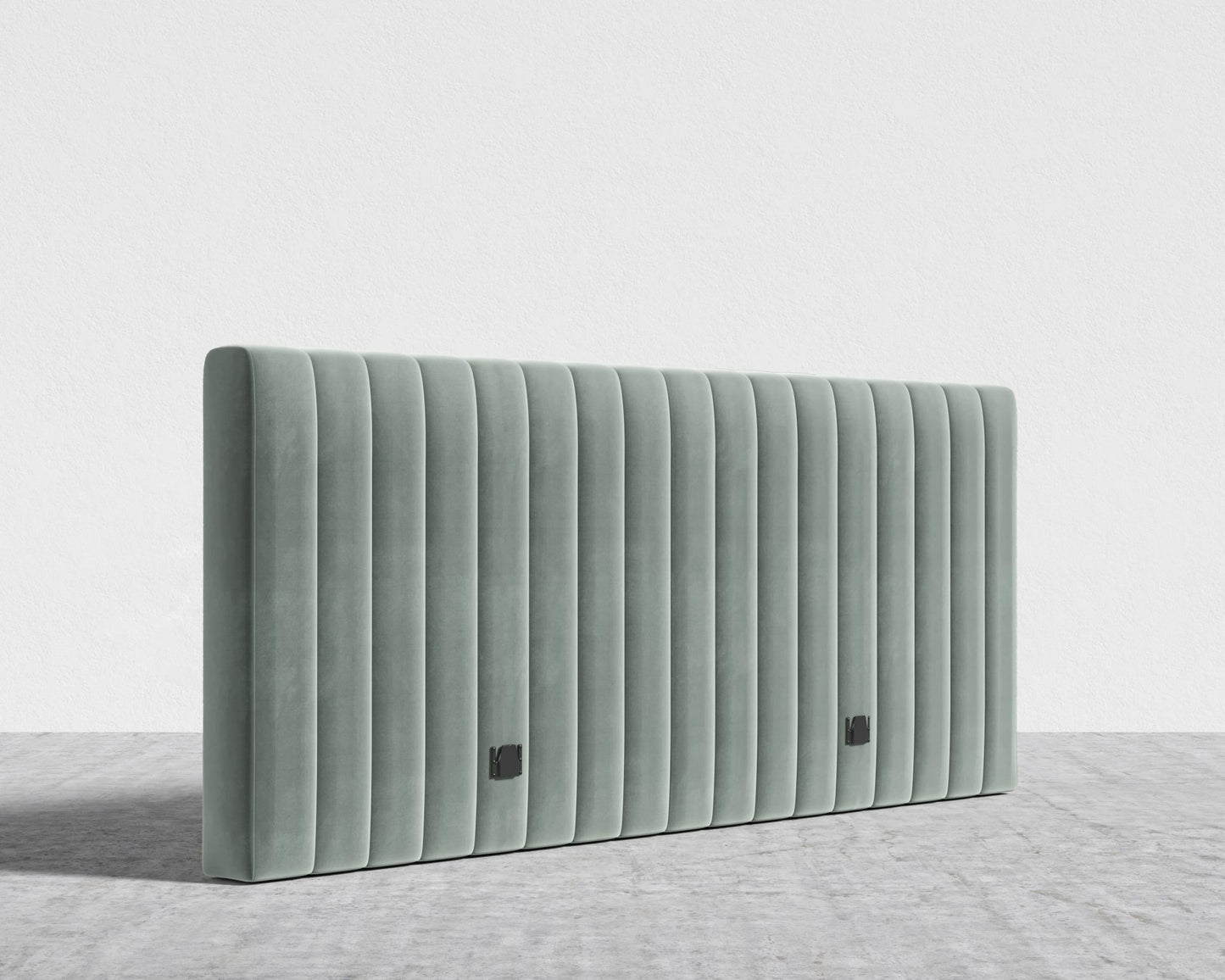 Berlin Headboard - Plush Velvet - Moonstone