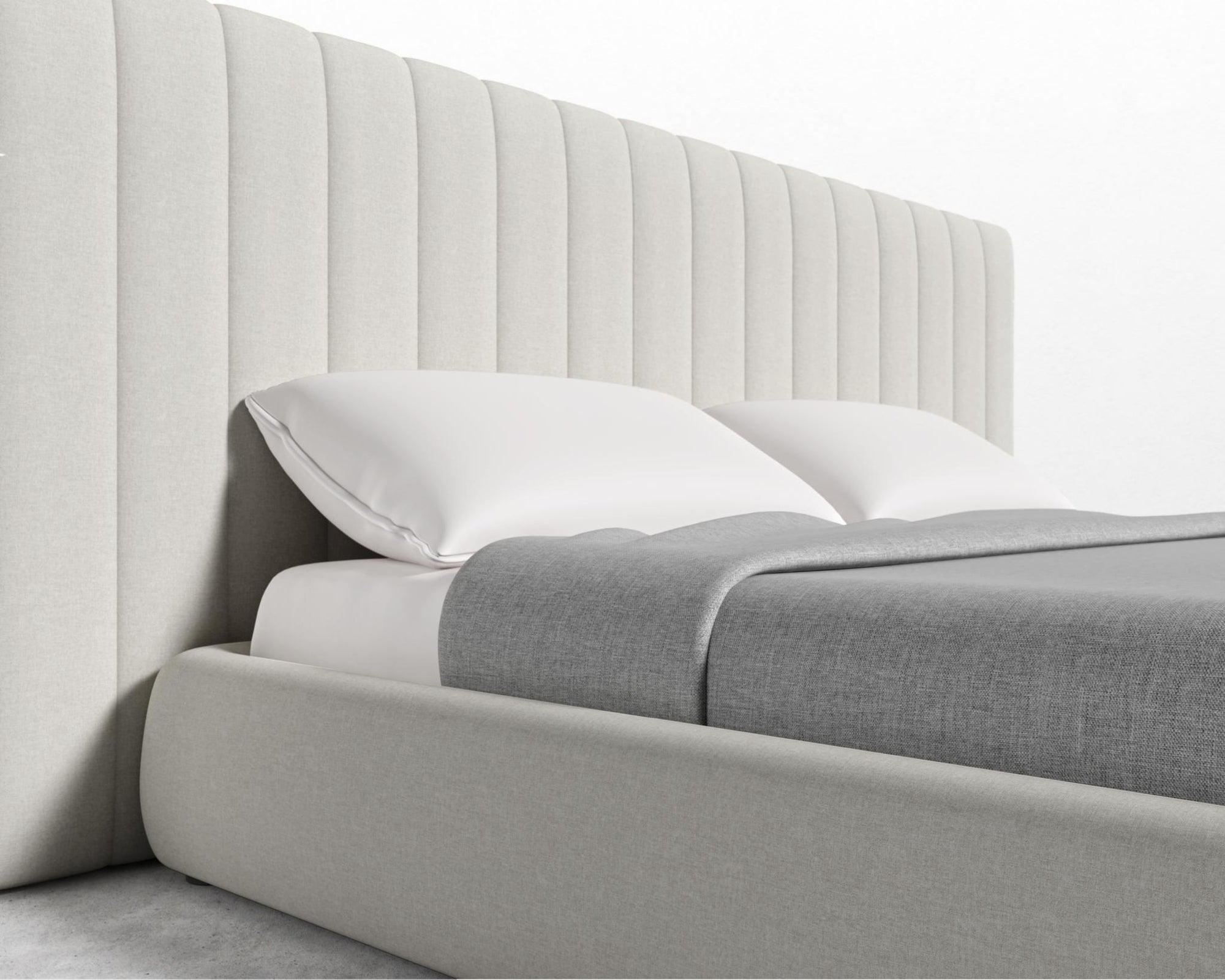 Berlin Bed - King, Modern Felt - Alesund