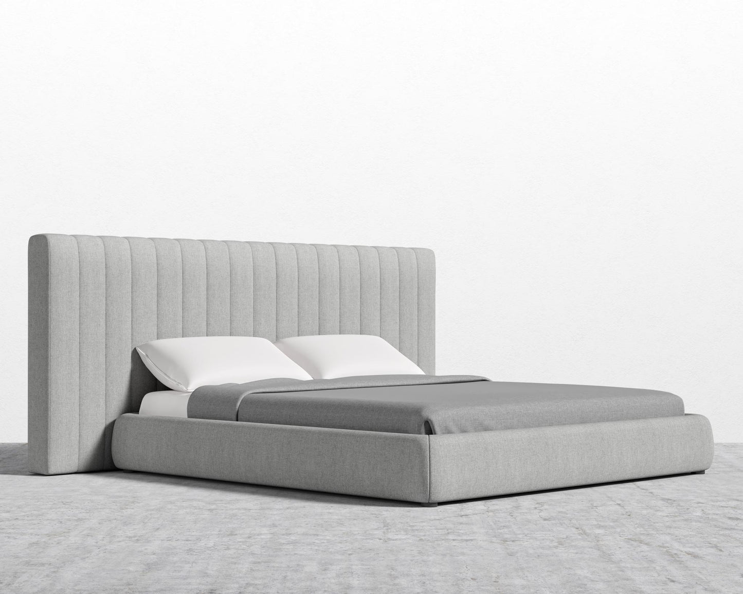 Berlin Bed - King, Modern Felt - Malmo