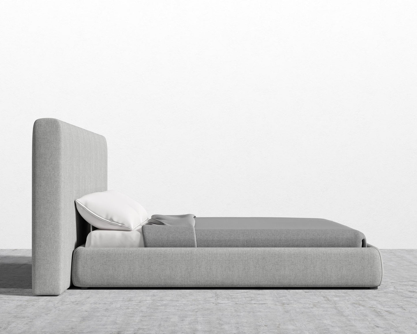 Berlin Bed - King, Modern Felt - Malmo