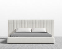 Berlin Bed - King, Chatou Bouclé - Pearl