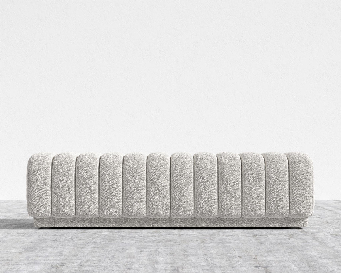 Berlin Bench - Chatou Bouclé - Pearl
