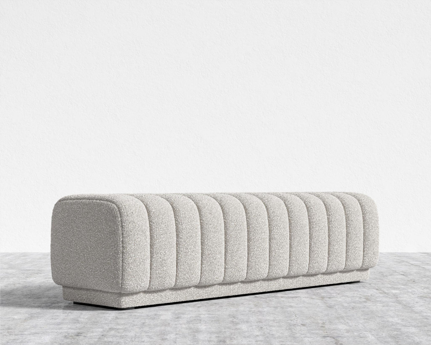 Berlin Bench - Chatou Bouclé - Pearl