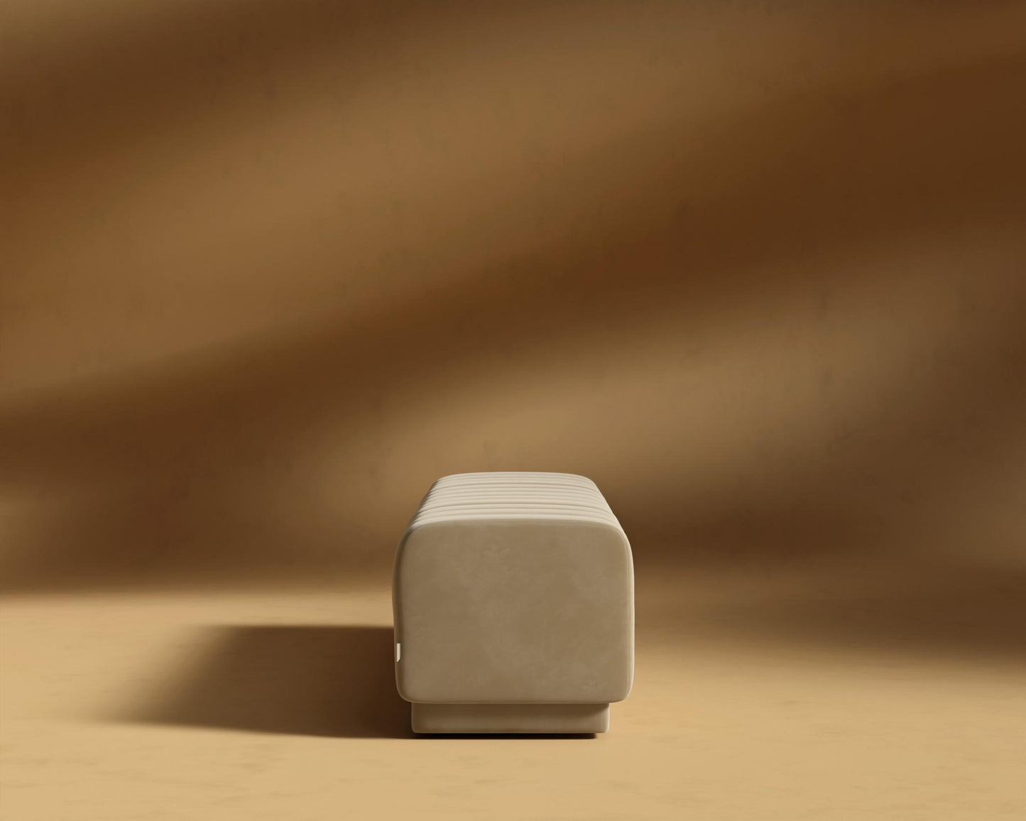 Berlin Bench - Plush Velvet - Dune