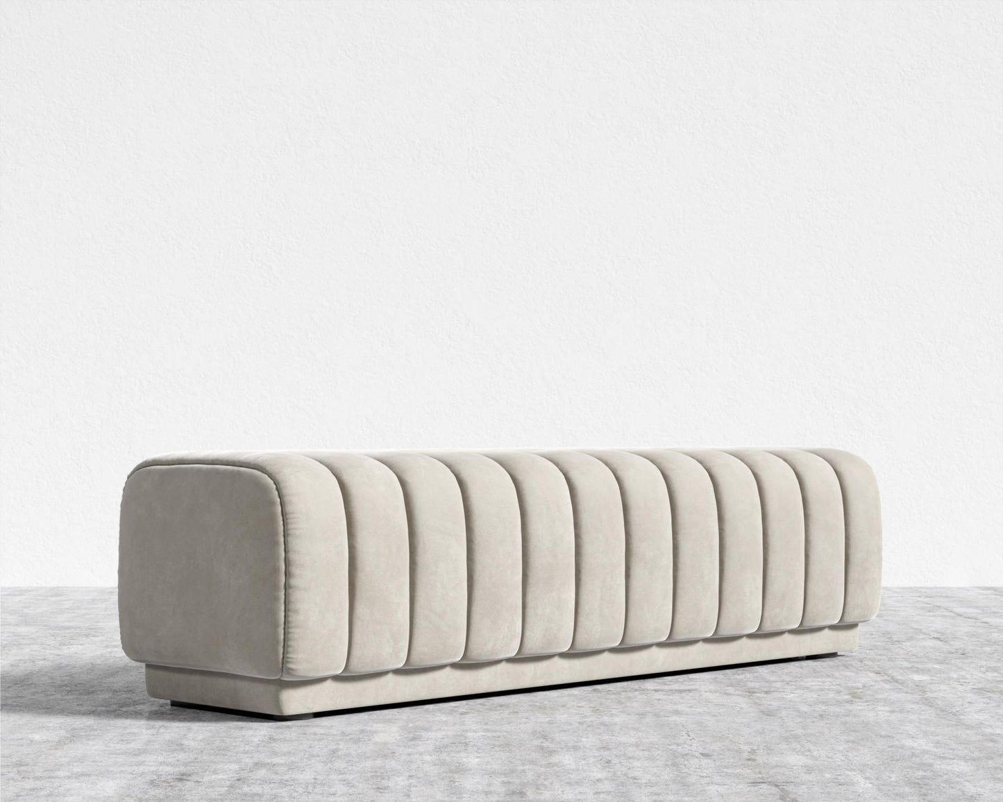 Berlin Bench - Venice Vegan Suede - Latte