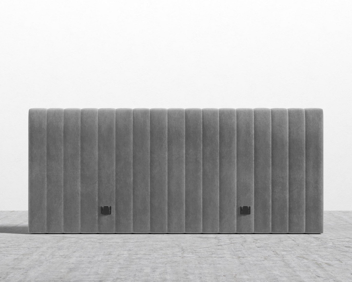 Berlin Headboard - Plush Velvet - Glacier Grey