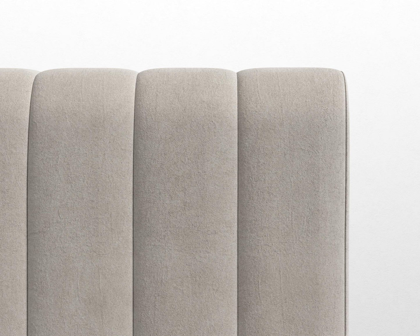 Berlin Headboard - Venice Vegan Suede - Latte