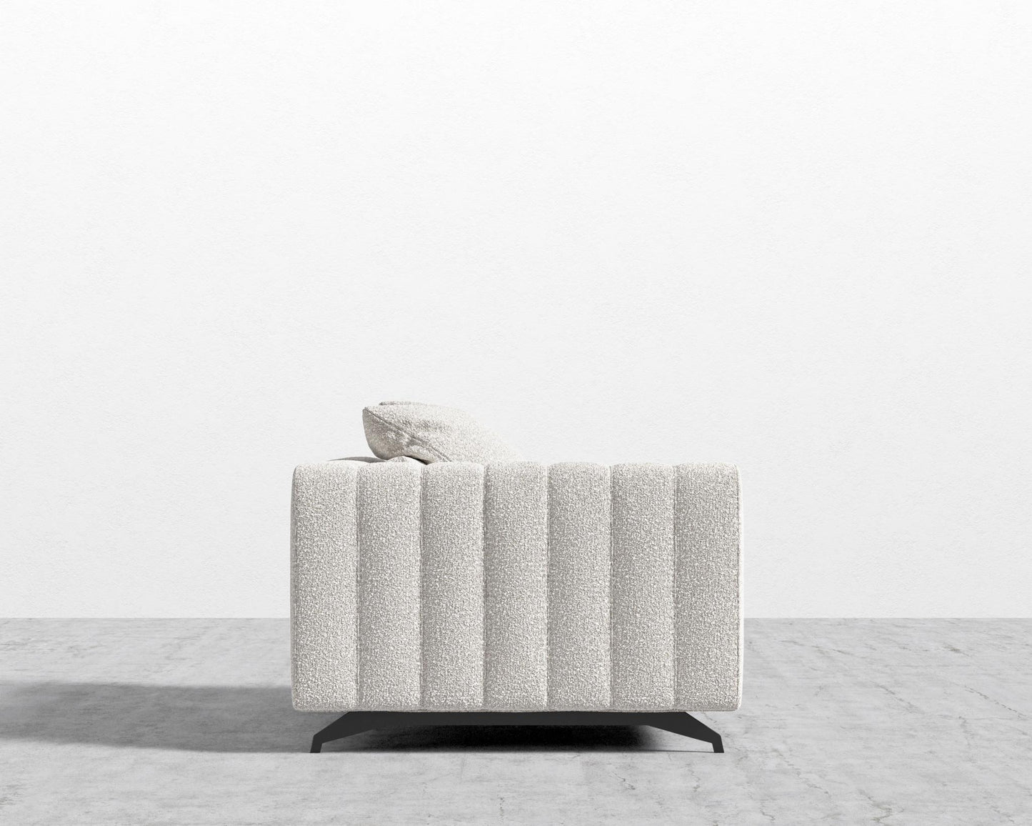 Berlin Left Arm - Black - Berlin, Chatou Bouclé - Pearl