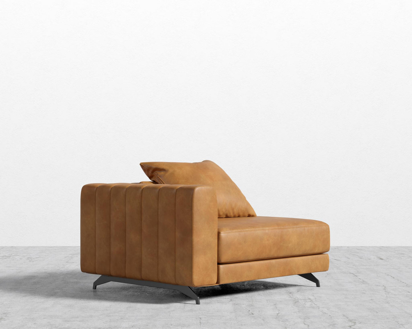 Berlin Left Arm - Black - Berlin, Microfiber Leather - Trento Morocco