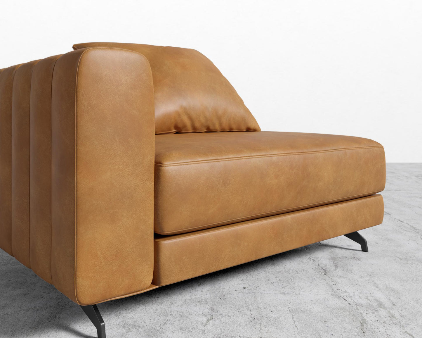 Berlin Left Arm - Black - Berlin, Microfiber Leather - Trento Morocco