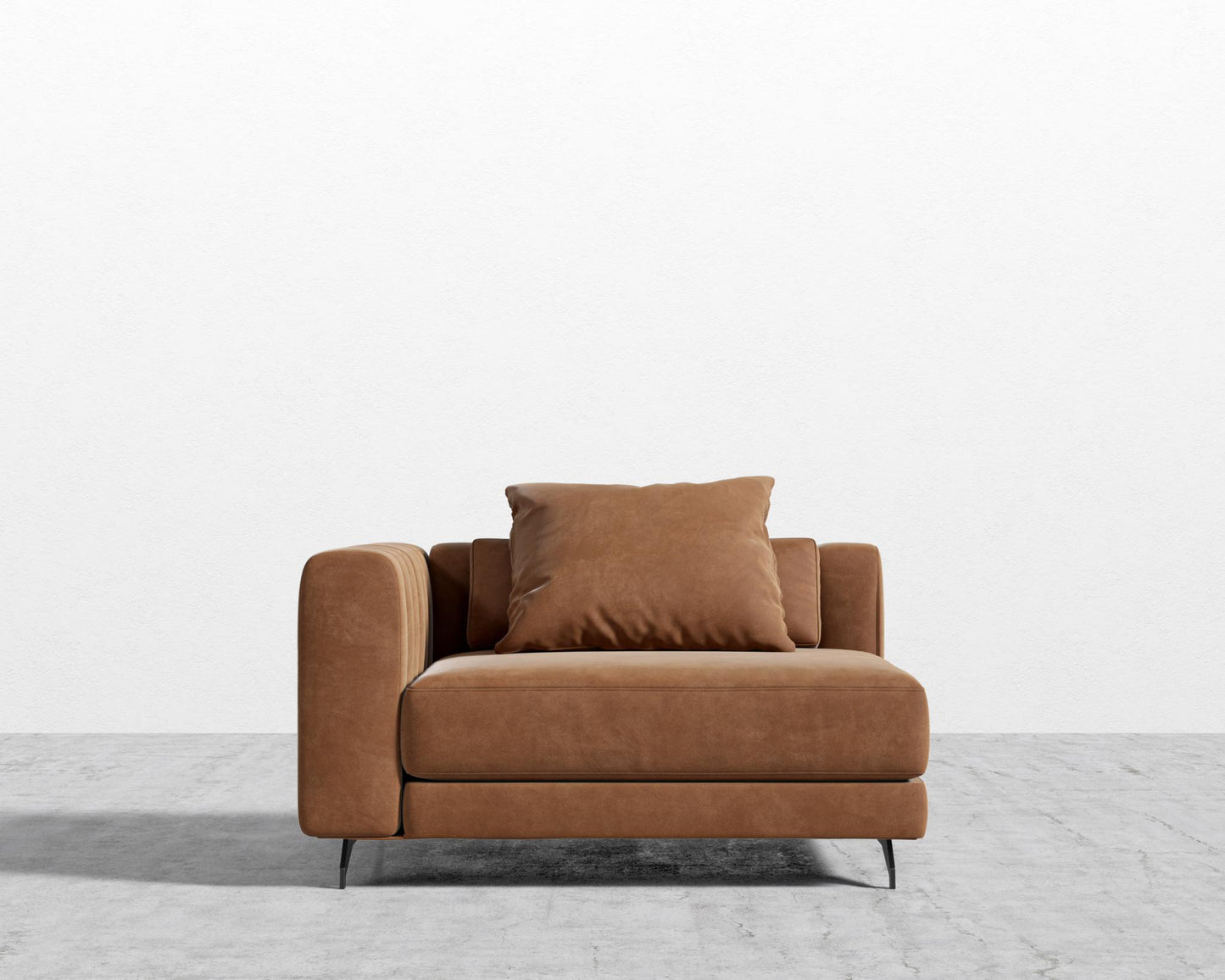 Berlin Left Arm - Black - Berlin, Venice Vegan Suede - Cider