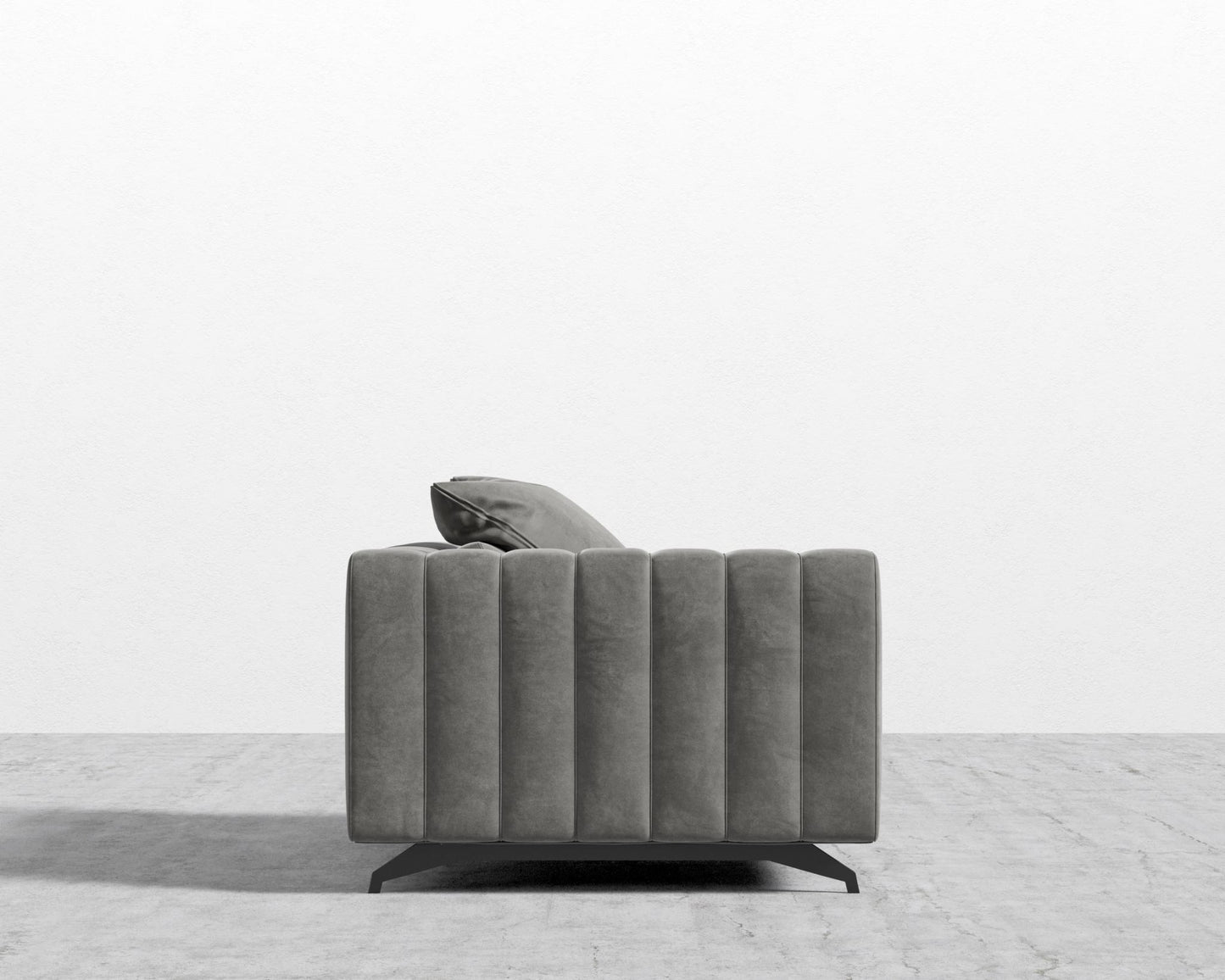 Berlin Left Arm - Black - Berlin, Venice Vegan Suede - Strato