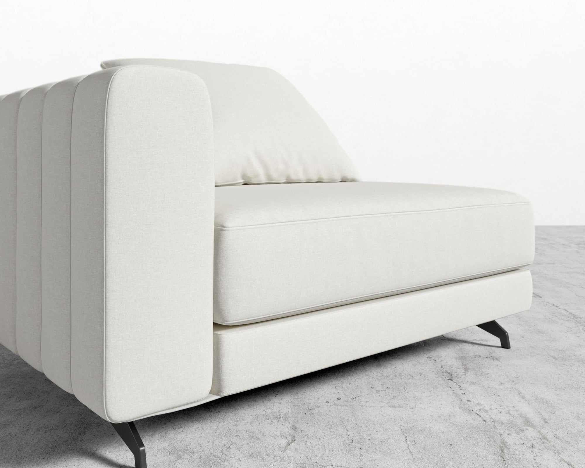 Berlin Left Arm - Black - Berlin, Modern Felt - Alesund