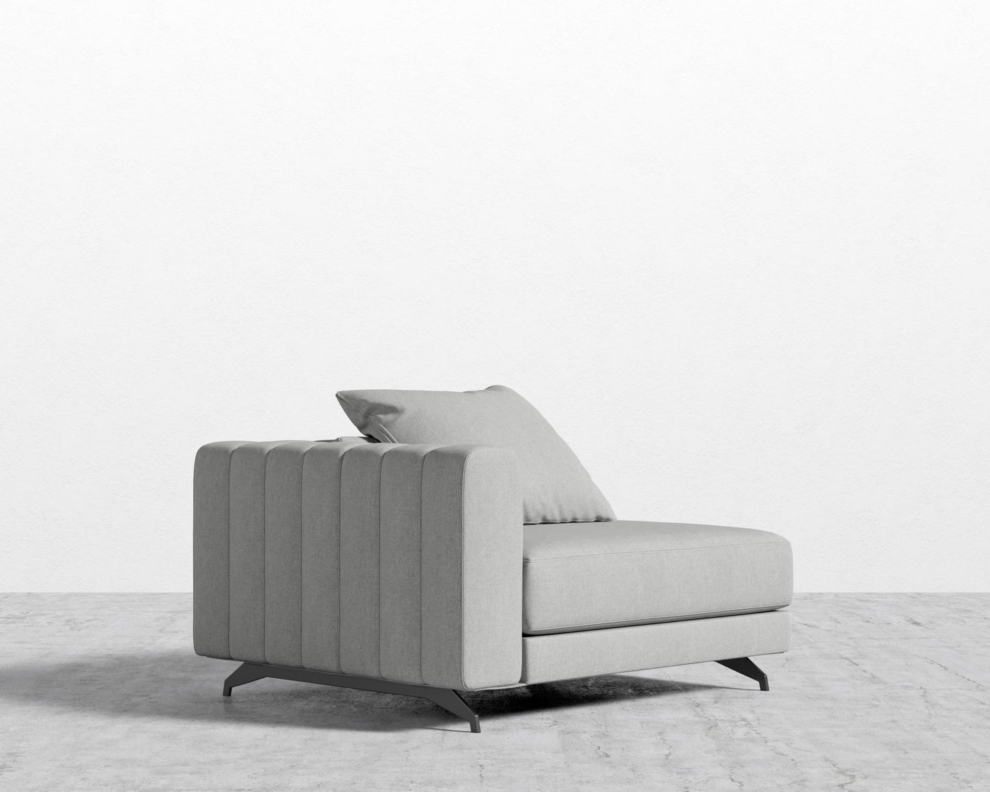 Berlin Left Arm - Black - Berlin, Modern Felt - Malmo