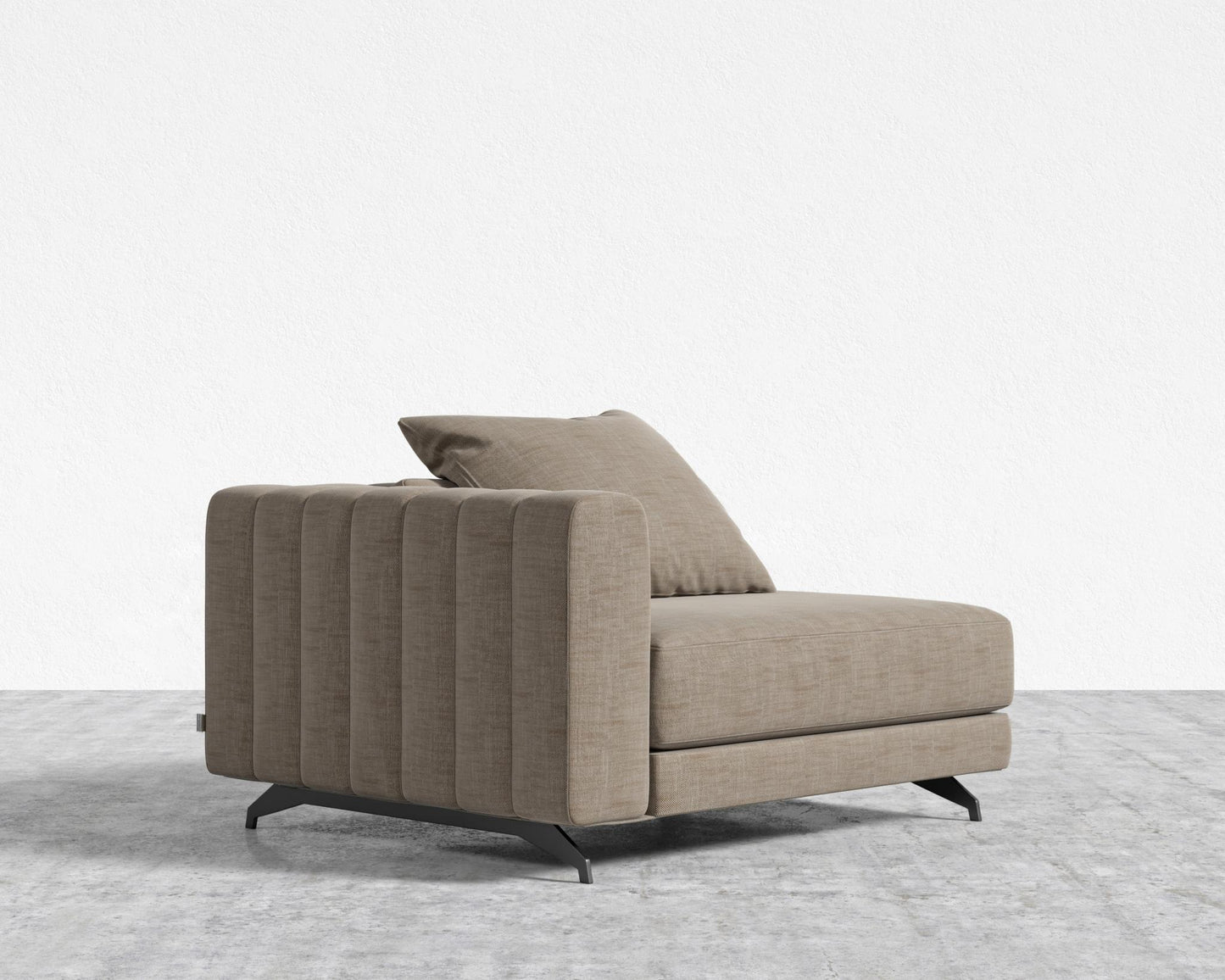 Berlin Left Arm - Black - Berlin, Performance Linen - Koge