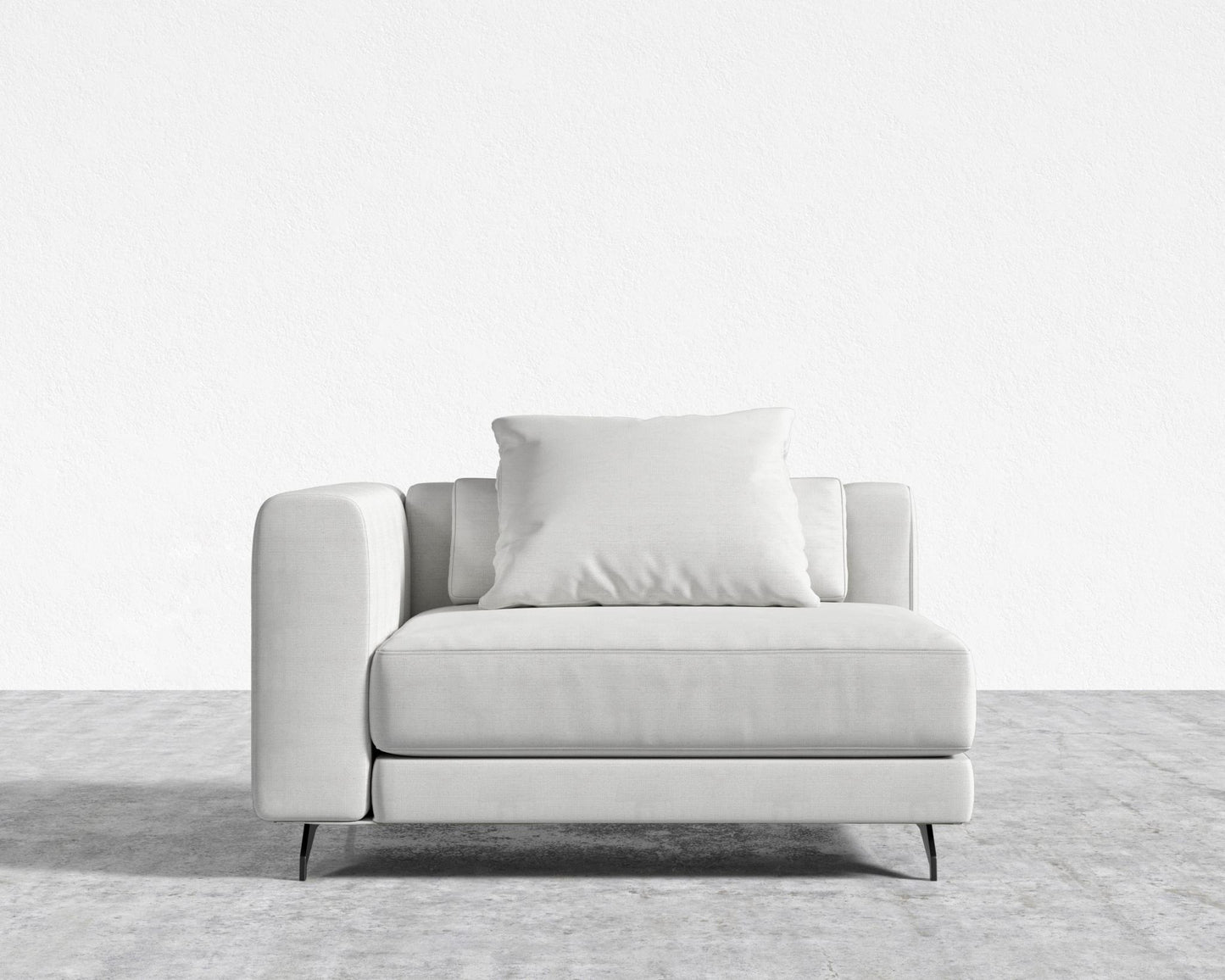 Berlin Left Arm - Black - Berlin, Performance Linen - Swan