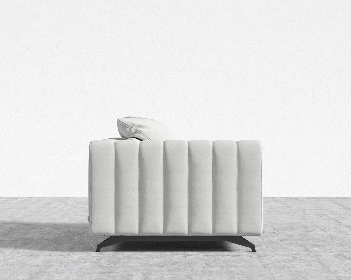 Berlin Left Arm - Black - Berlin, Performance Linen - Swan