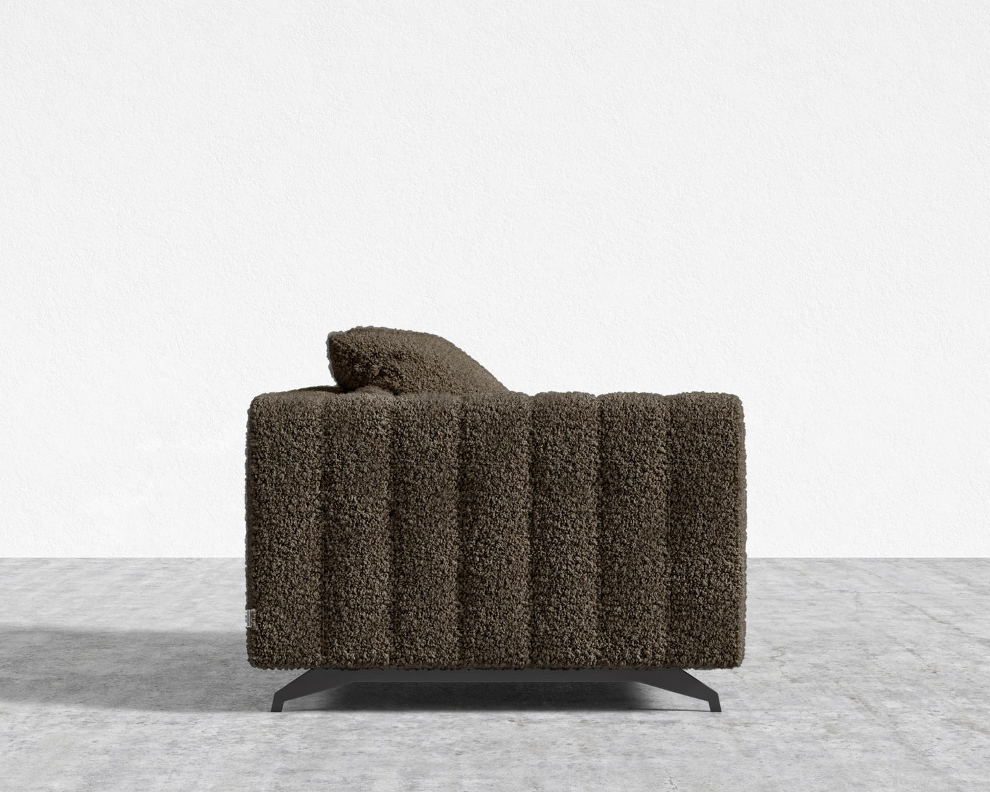 Berlin Left Arm - Black - Berlin, Shearling - Espresso