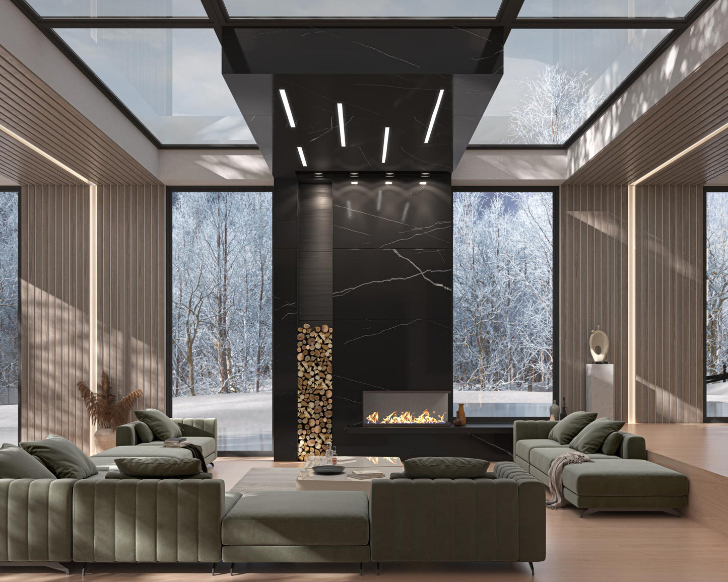 Berllin Modular Sectional Scene in Sage