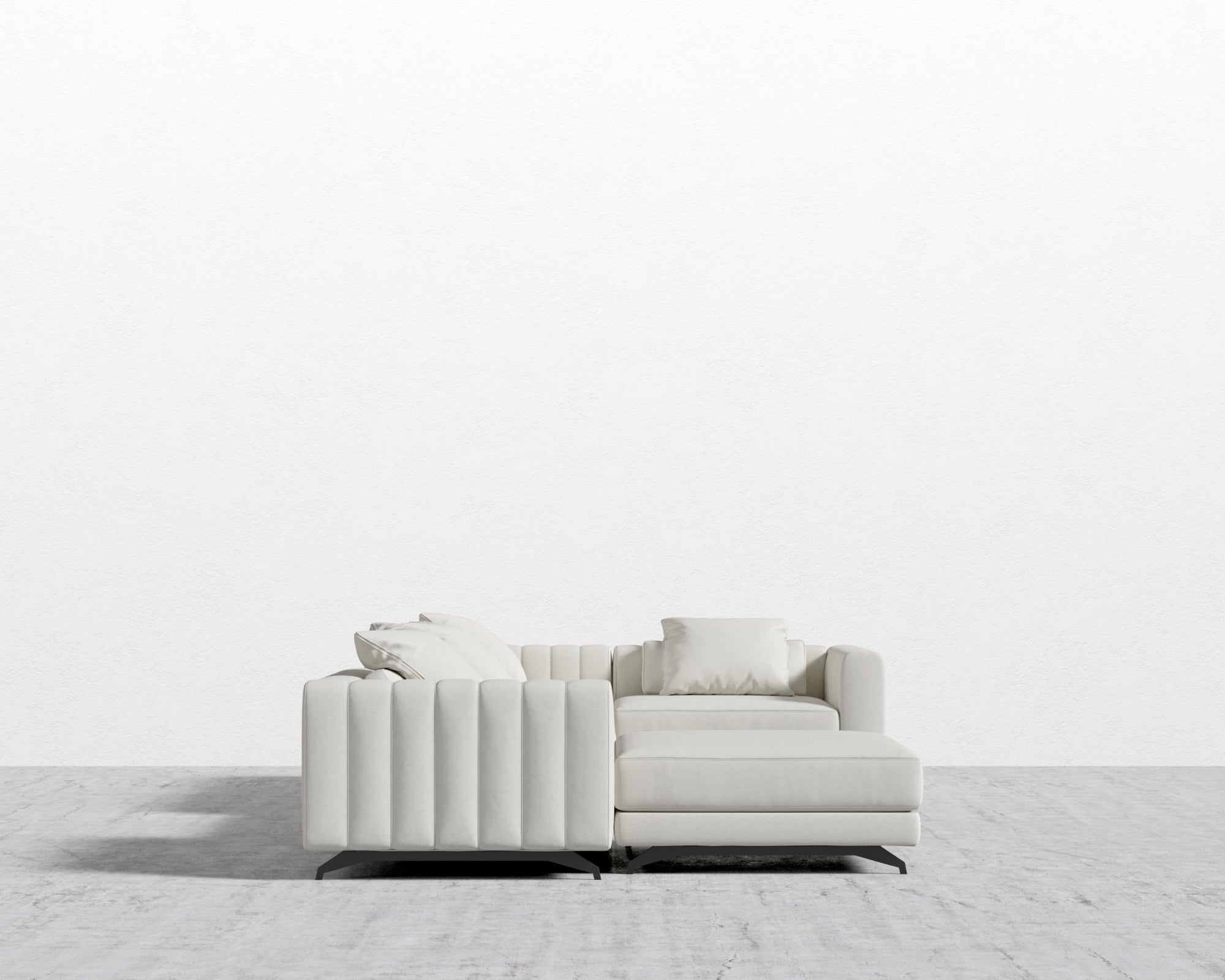 Berlin Modular Sectional - Black - Berlin, Modern Felt - Alesund
