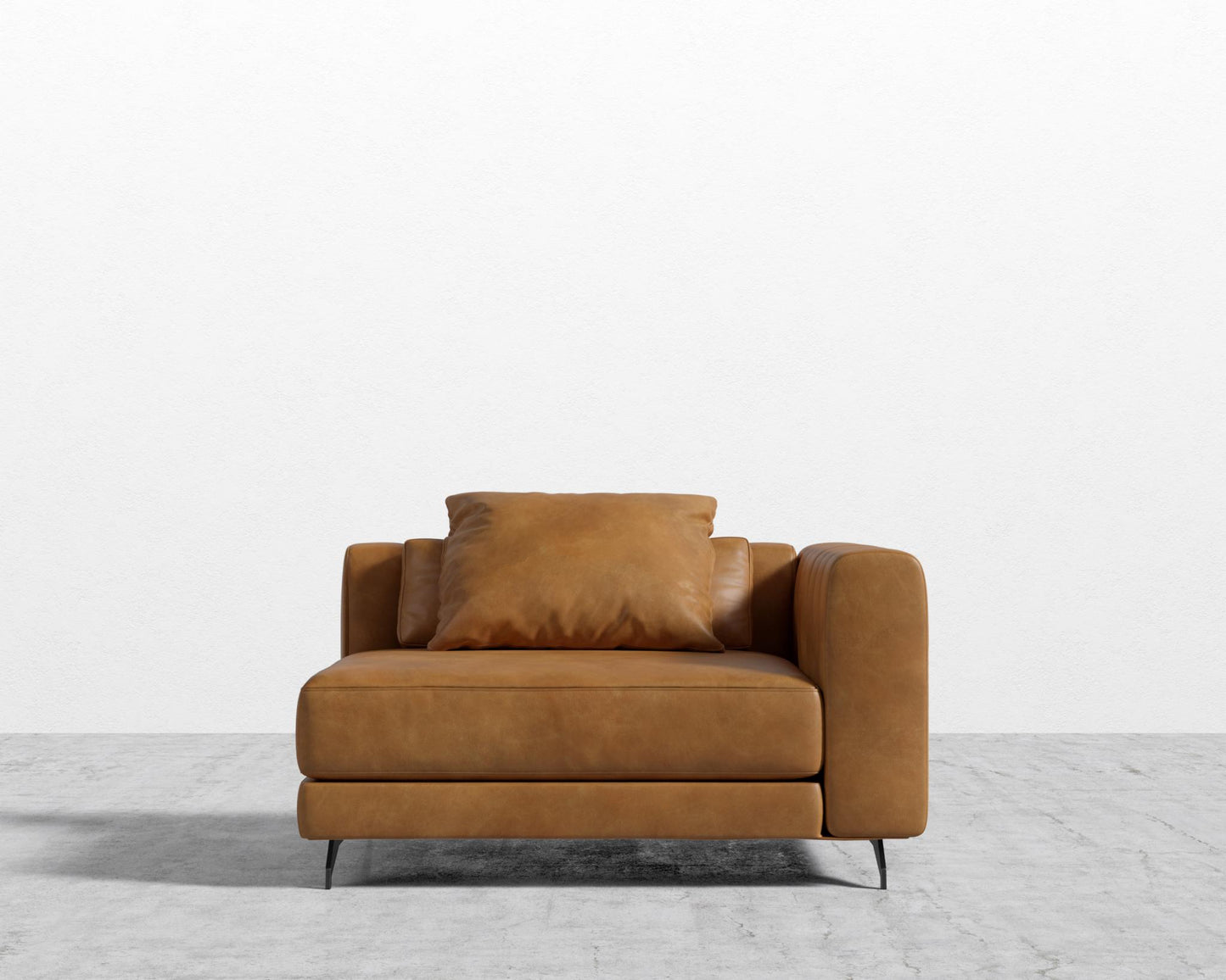 Berlin Right Arm - Black - Berlin, Microfiber Leather - Trento Morocco