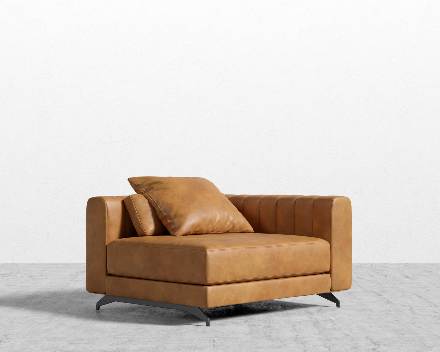 Berlin Right Arm - Black - Berlin, Microfiber Leather - Trento Morocco