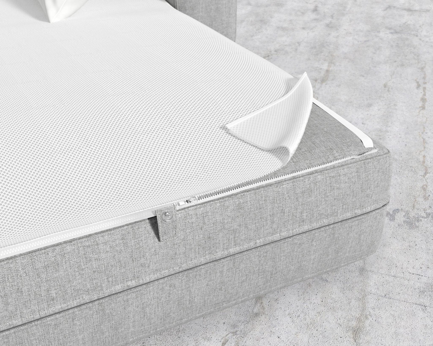 Berlin Sleeper Sofa - Black - Berlin, Modern Felt - Malmo, 88" | 224cm