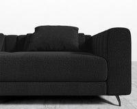 Berlin Sofa - Black - Berlin, Chatou Bouclé - Caviar