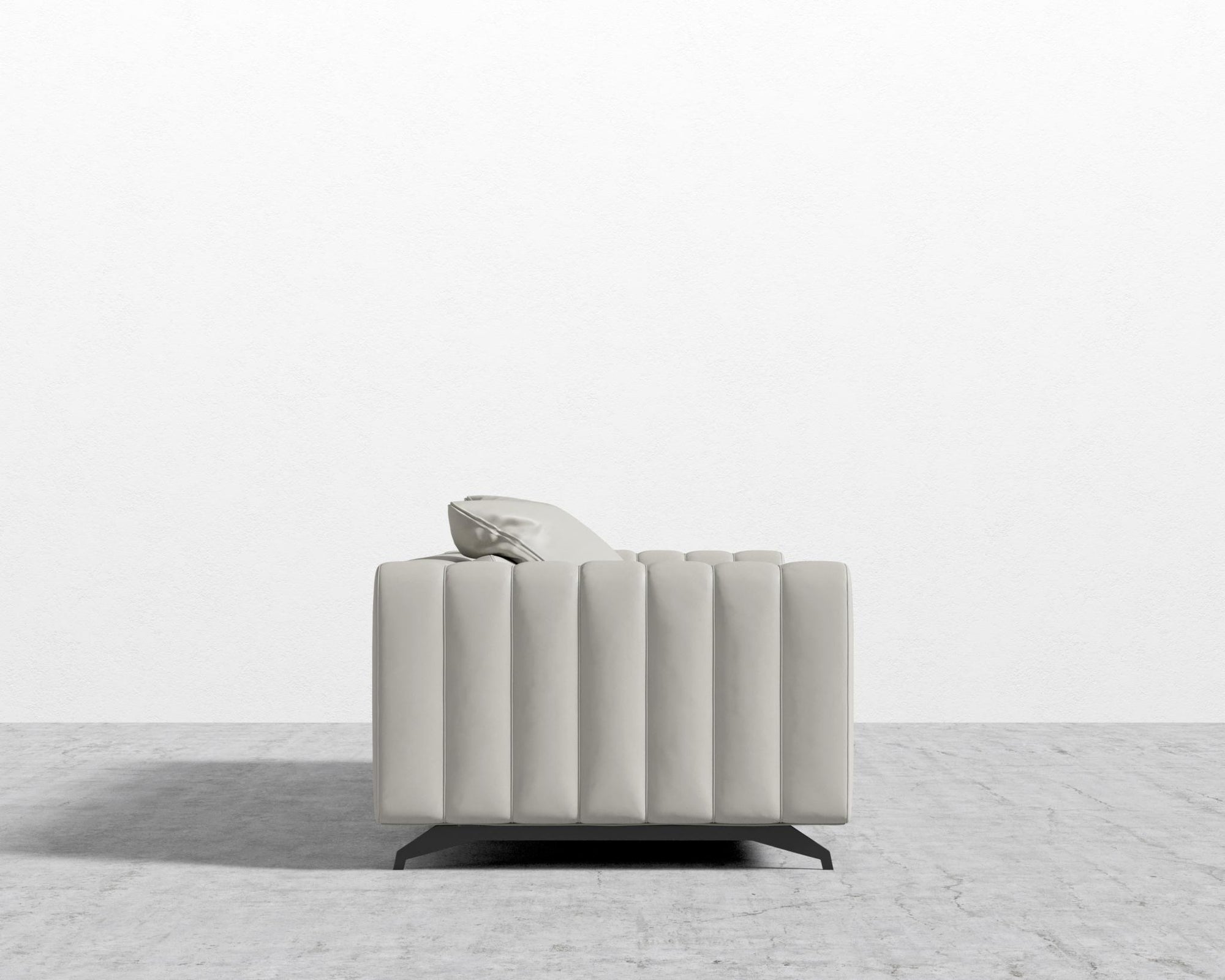 Berlin Sofa - Black - Berlin, Microfiber Leather - Trento Taupe