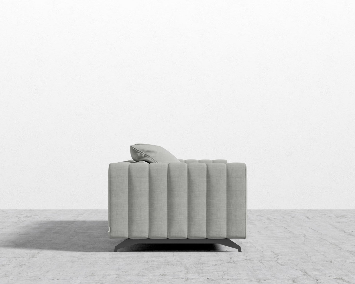 Berlin Sofa - Black - Berlin, Performance Linen - Dove