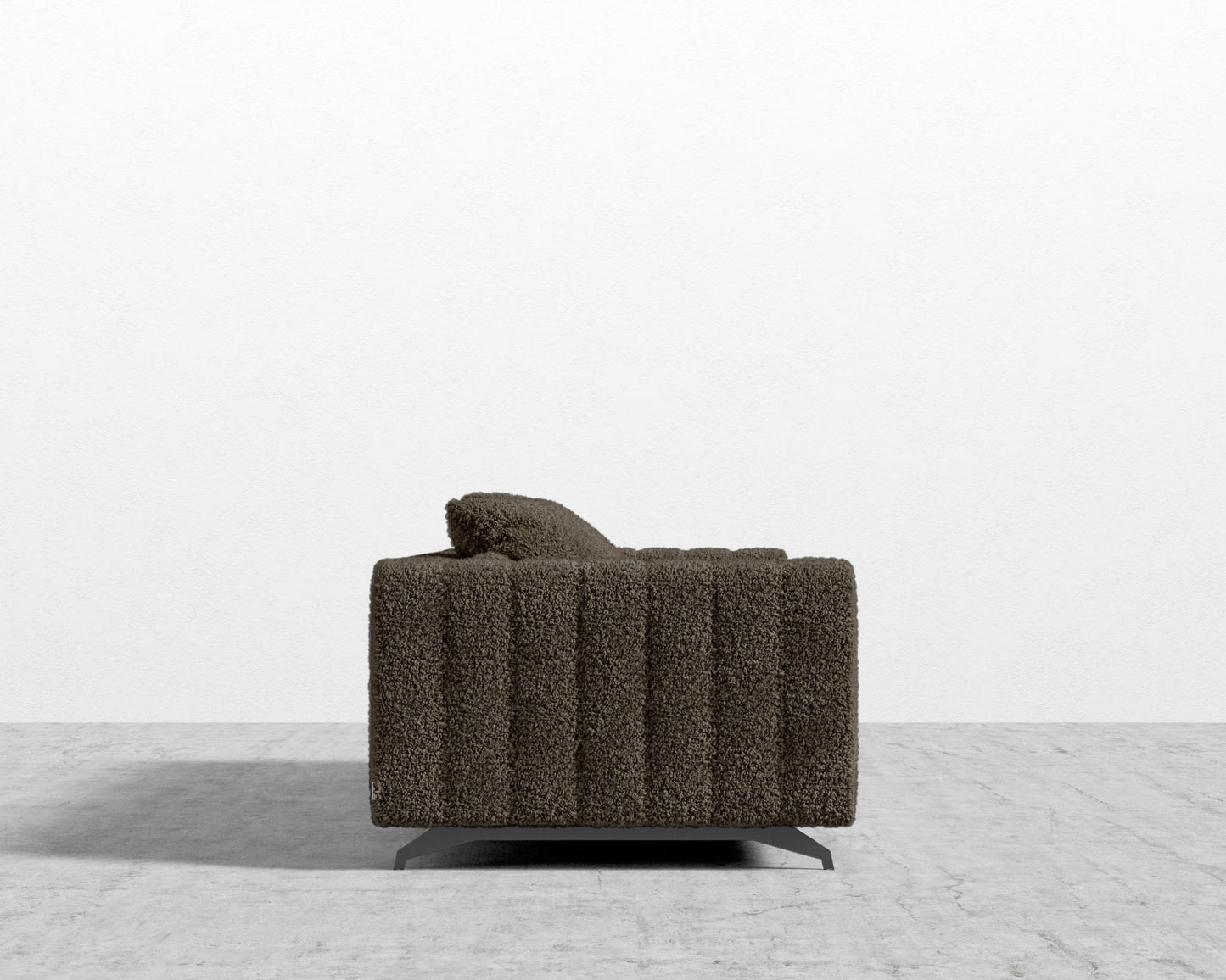 Berlin Sofa - Black - Berlin, Shearling - Espresso