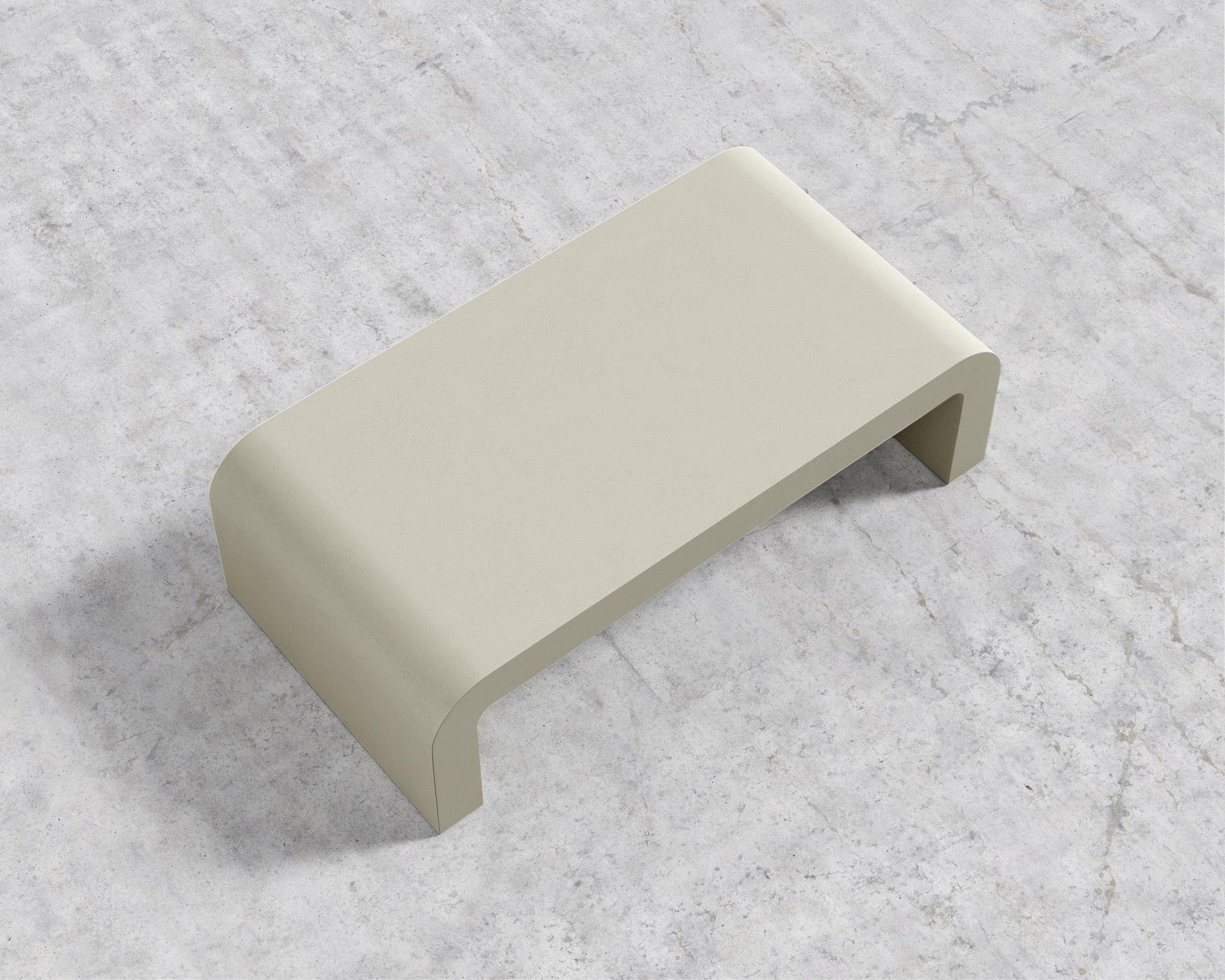 Cascadia Coffee Table - Alabaster Concrete