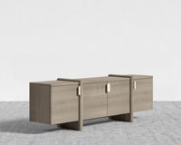 Cassia Media Console - Grey Oak Veneer