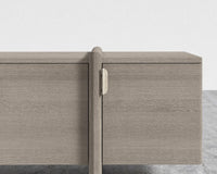 Cassia Media Console - Grey Oak Veneer