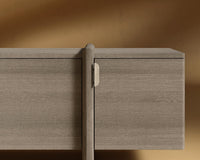 Cassia Media Console - Grey Oak Veneer
