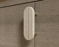 Cassia Media Console - Grey Oak Veneer