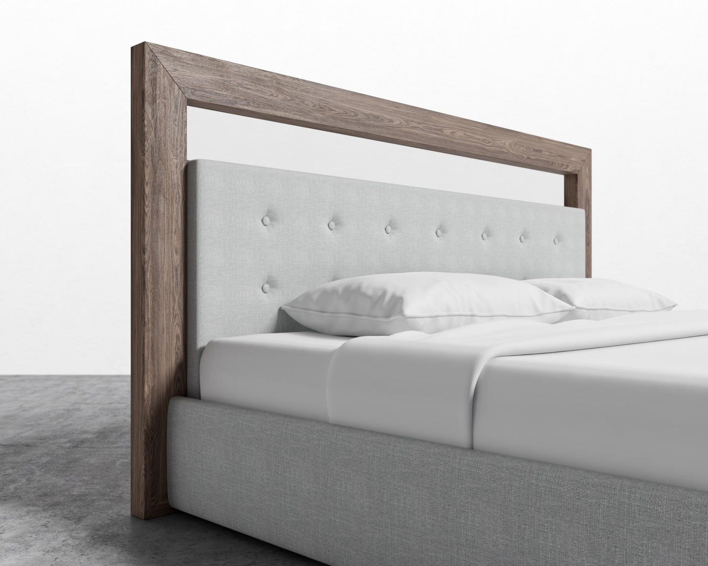 Chloe Bed - King - Arctic Grey