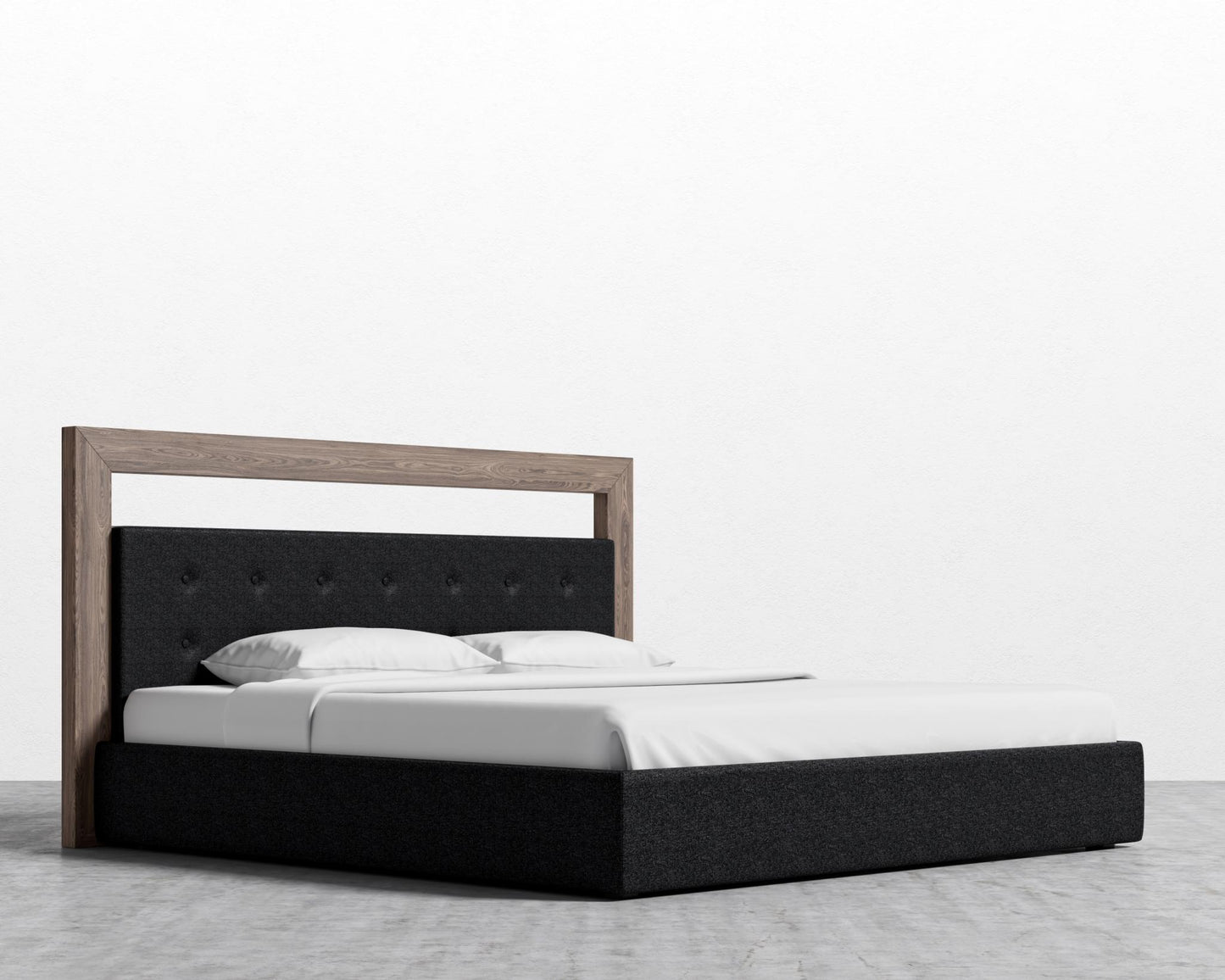 Chloe Bed - King - Charcoal