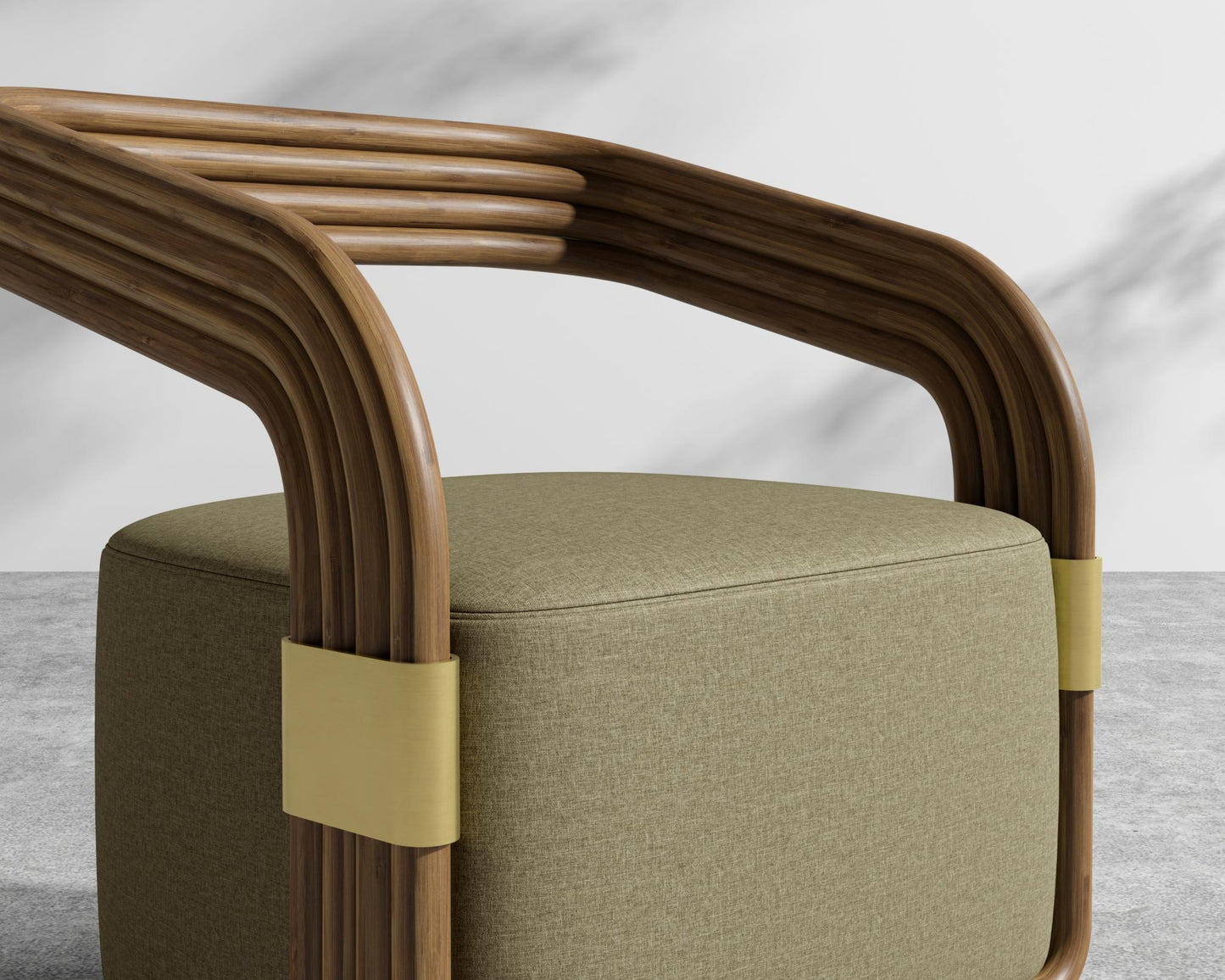 Curva Outdoor Lounge Chair - Outdoor Fabric - Fresco