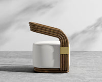 Curva Outdoor Lounge Chair - Outdoor Fabric - Palisades