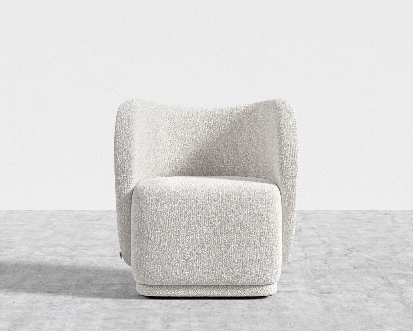 Diane Lounge Chair - Chatou Bouclé - Pearl