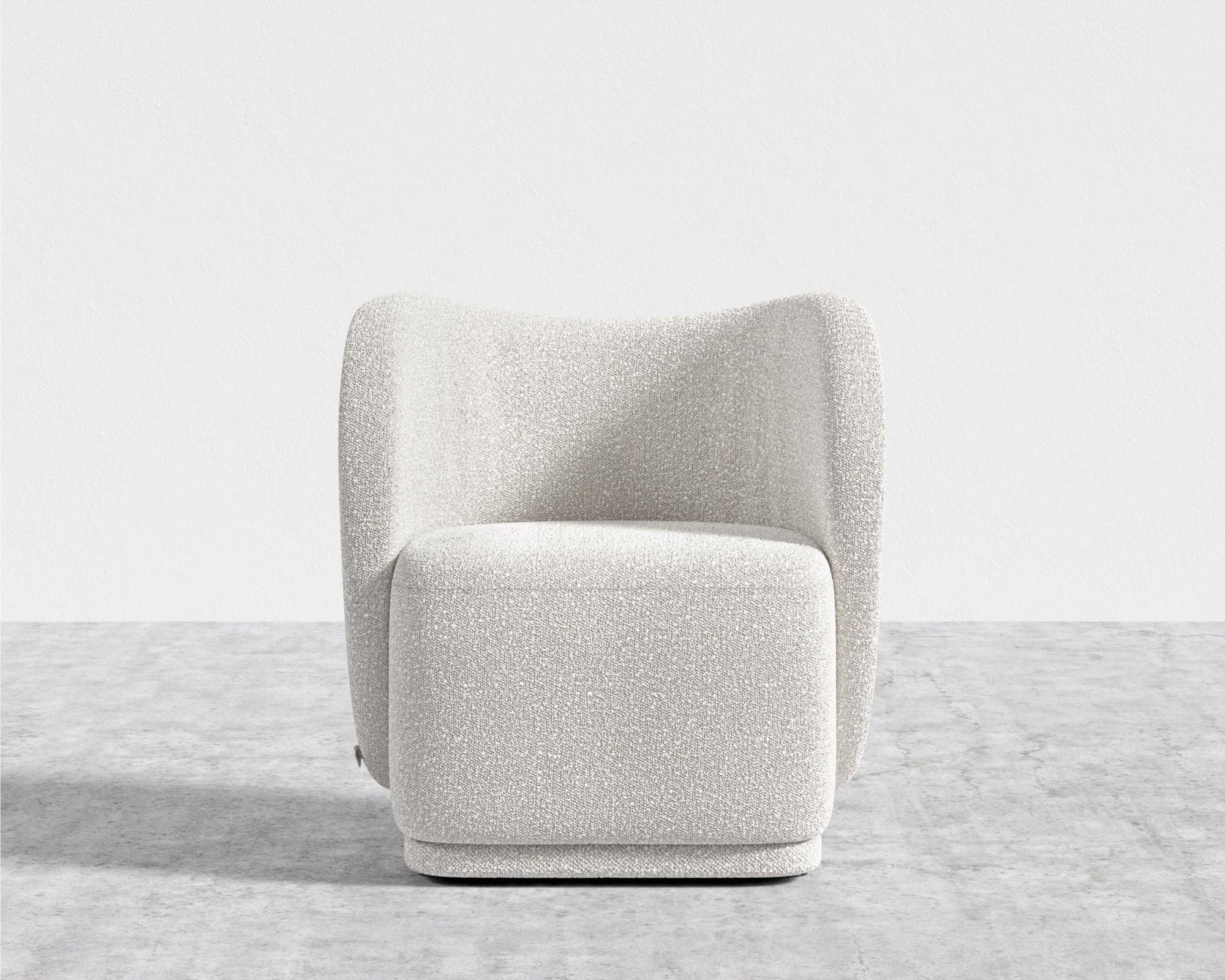Diane Lounge Chair - Chatou Bouclé - Pearl