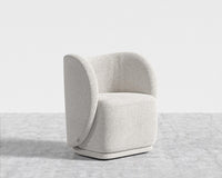 Diane Lounge Chair - Chatou Bouclé - Pearl