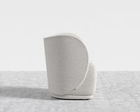 Diane Lounge Chair - Chatou Bouclé - Pearl