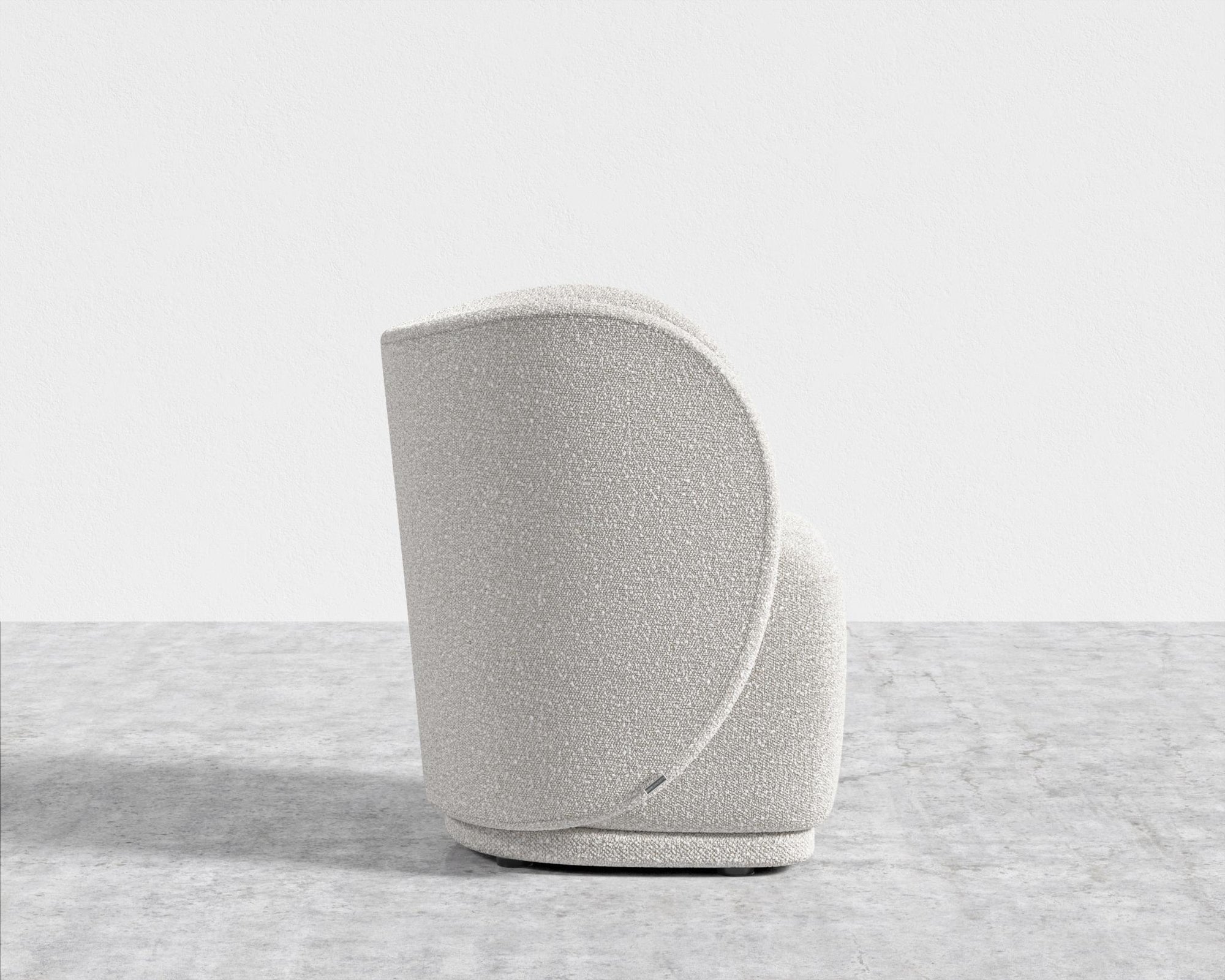 Diane Lounge Chair - Chatou Bouclé - Pearl